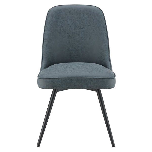 OSP Home Furnishings Martel Swivel Chair Navy