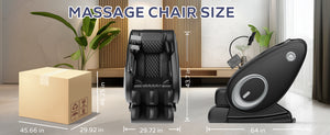 English Elm Massage Chair Recliner With Zero Gravity Technology For Full-Body Relief And Ergonomic Comfort W1875P370128