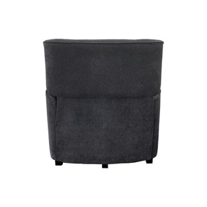 JLA Home Chapel Hill - Recliner Kennedy Compact Manual Recliner with Ergonomic Lumbar Support, 3-Position Locking Comfort Grey CH103-0008