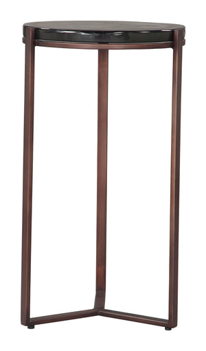 Zuo Modern Daiza Side Table Bronze - Modern Recycle Sand Cast Glass & Iron Design For Elegant Living Spaces Bronze Recycled Sand Cast Glass,Iron 110613-zuo-modern