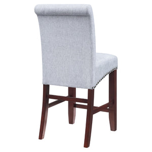 OSP Home Furnishings 24" Parsons Barstool Smoke