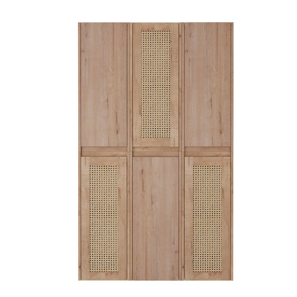 English Elm 36" Bathroom Side Cabinet - Wall-Mounted Floating Design With Soft-Close Doors & Versatile Storage W999S00341