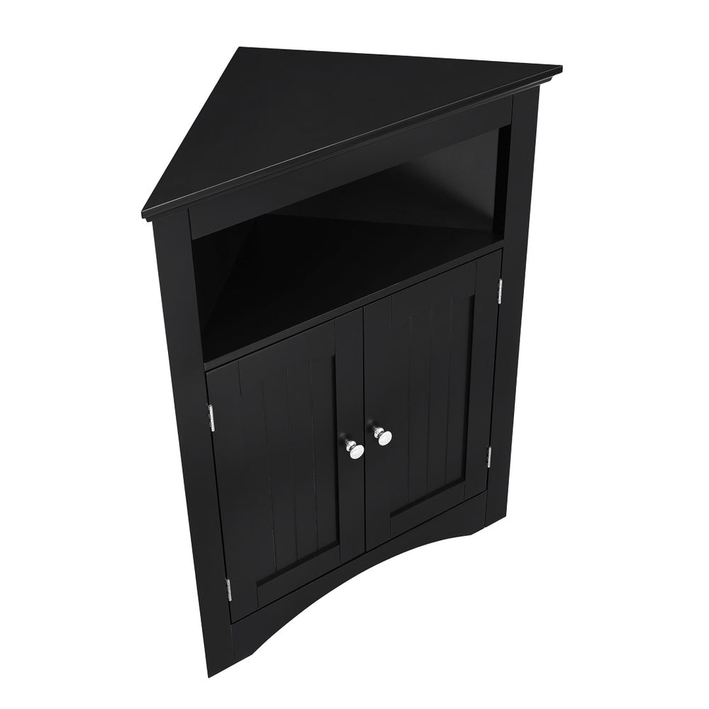 English Elm Sideboard Sideboard Cabinet - Modern Freestanding Corner Storage For Bathroom, Kitchen & Living Room Organization W487P352446-GIGA