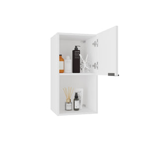 English Elm Kaser Mirror Medicine Cabinet with Shelves, Wall-Mounted White Storage, Durable Engineered Wood Finish B200P362011