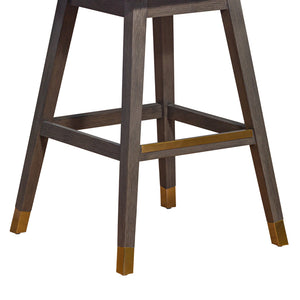 English Elm Isabella Swivel Barstool Rubberwood Frame Pearl Upholstered Seat for Kitchen Islands B2736P464897