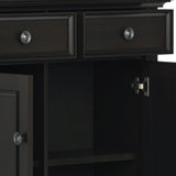 Amherst Entryway Storage Cabinet Hickory Brown B136P158351 Hearth and Haven