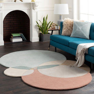 Livabliss Beck Hand Tufted Wool Area Rug Modern Pattern for Entryways Bedrooms and Layered Looks Sage, Light Bei 8' x 10' BCK1006-810