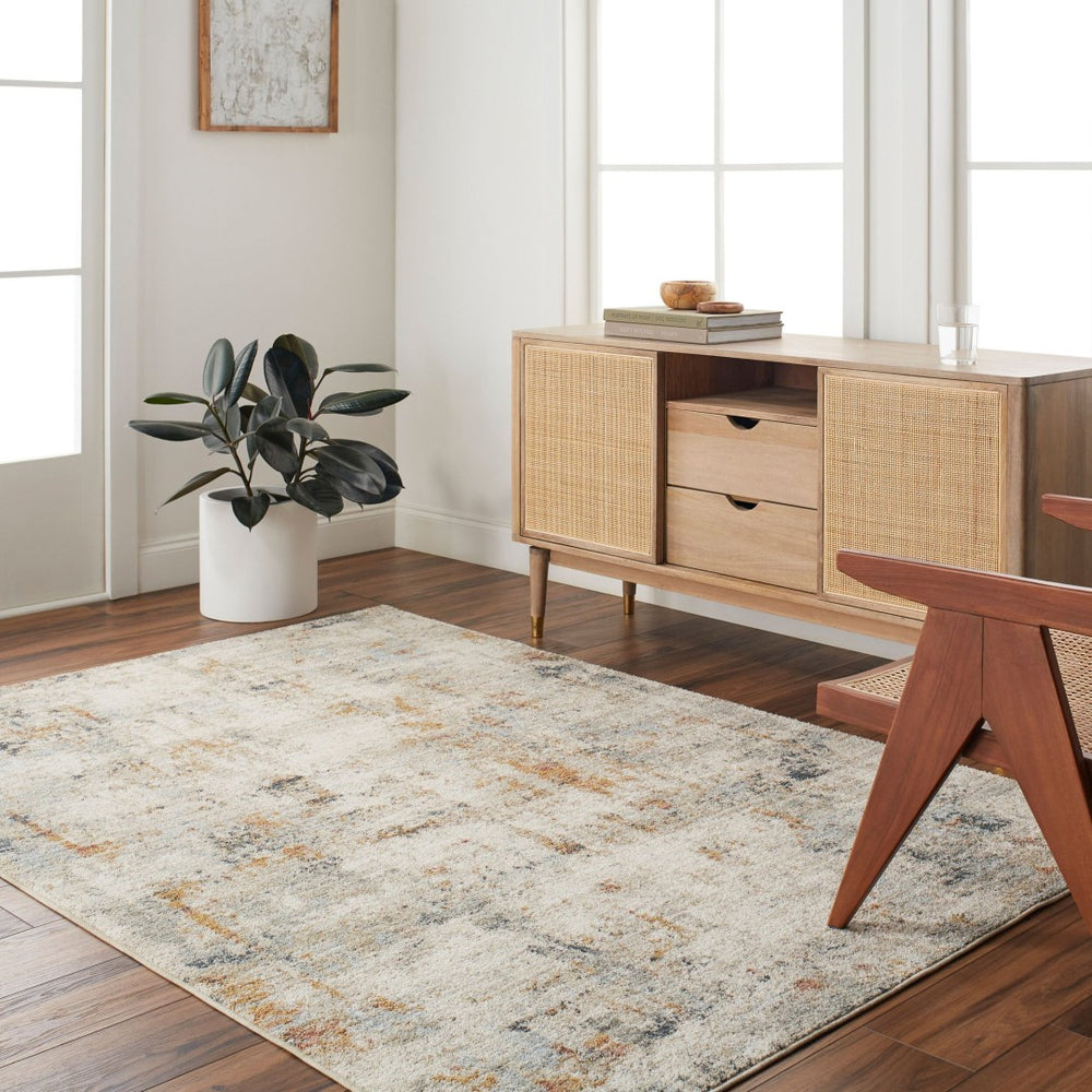 Livabliss Beckham Geometric Polyester Area Rug Machine Woven for Living Room and Dining Spaces White, Light Sl 10' x 13'11" BCM2309-101311