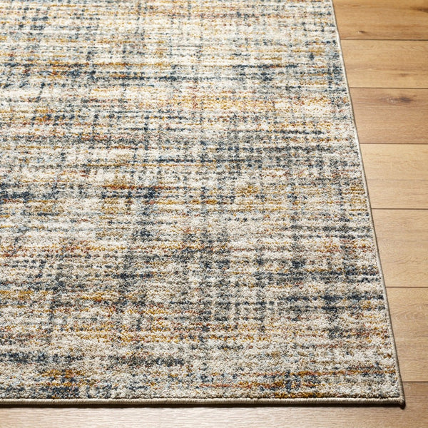 Livabliss Beckham Geometric Polyester Area Rug Soft Plush Pile for Living Room or Dining Space White, Light Sl 2'7" x 7'3" BCM2312-2773