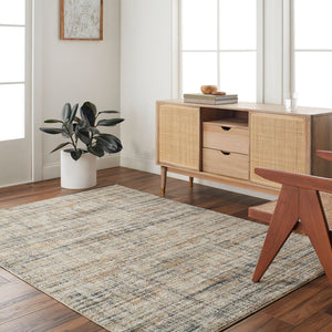 Livabliss Beckham Geometric Polyester Area Rug Soft Plush Pile for Living Room or Dining Space White, Light Sl 2'7" x 7'3" BCM2312-2773