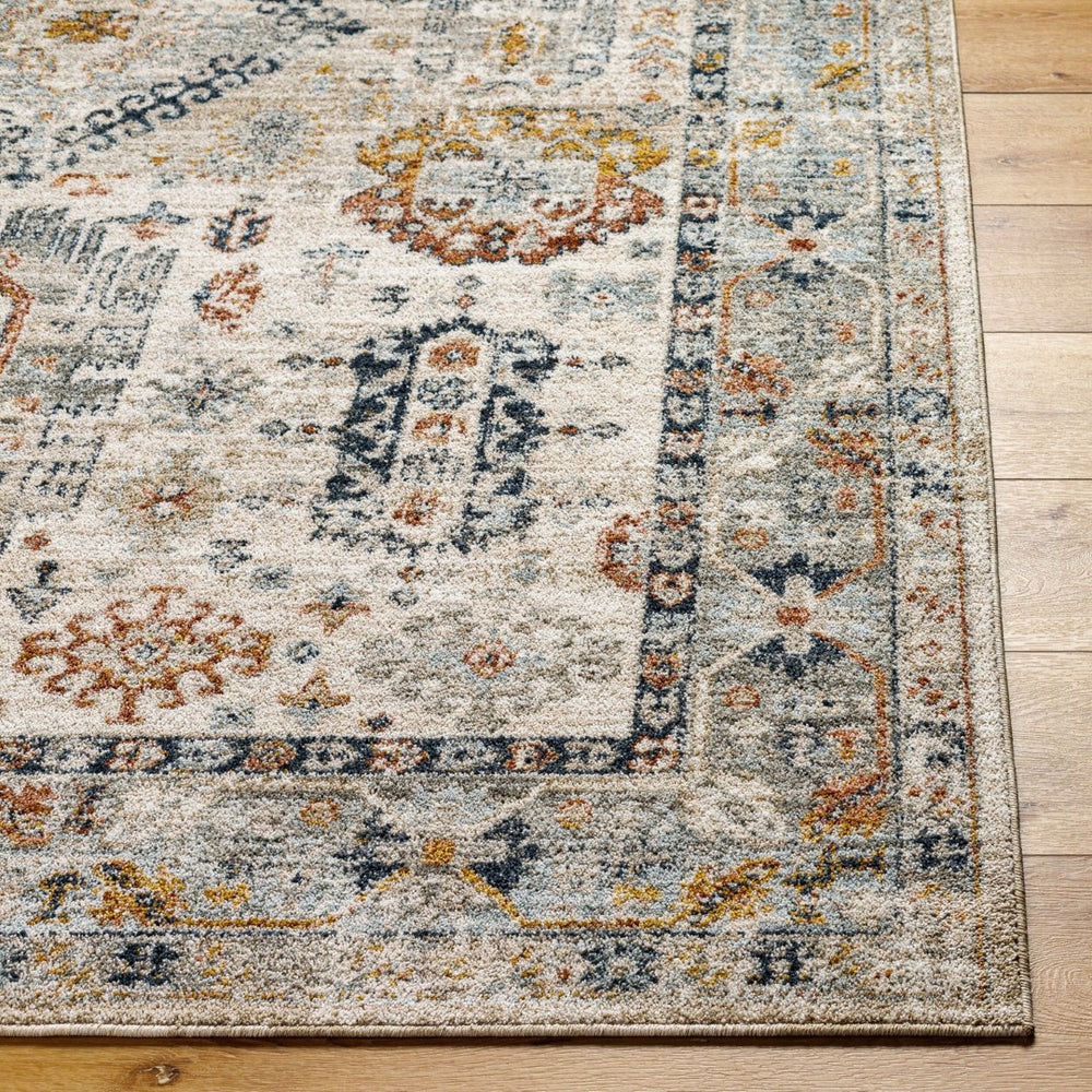 Livabliss Beckham Geometric Polyester Area Rug Turkish Machine Woven for Large Living Spaces White, Medium G 9' x 12'2" BCM2313-9122