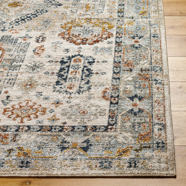 Livabliss Beckham Geometric Polyester Area Rug Turkish Machine Woven for Large Living Spaces White, Medium G 9' x 12'2" BCM2313-9122