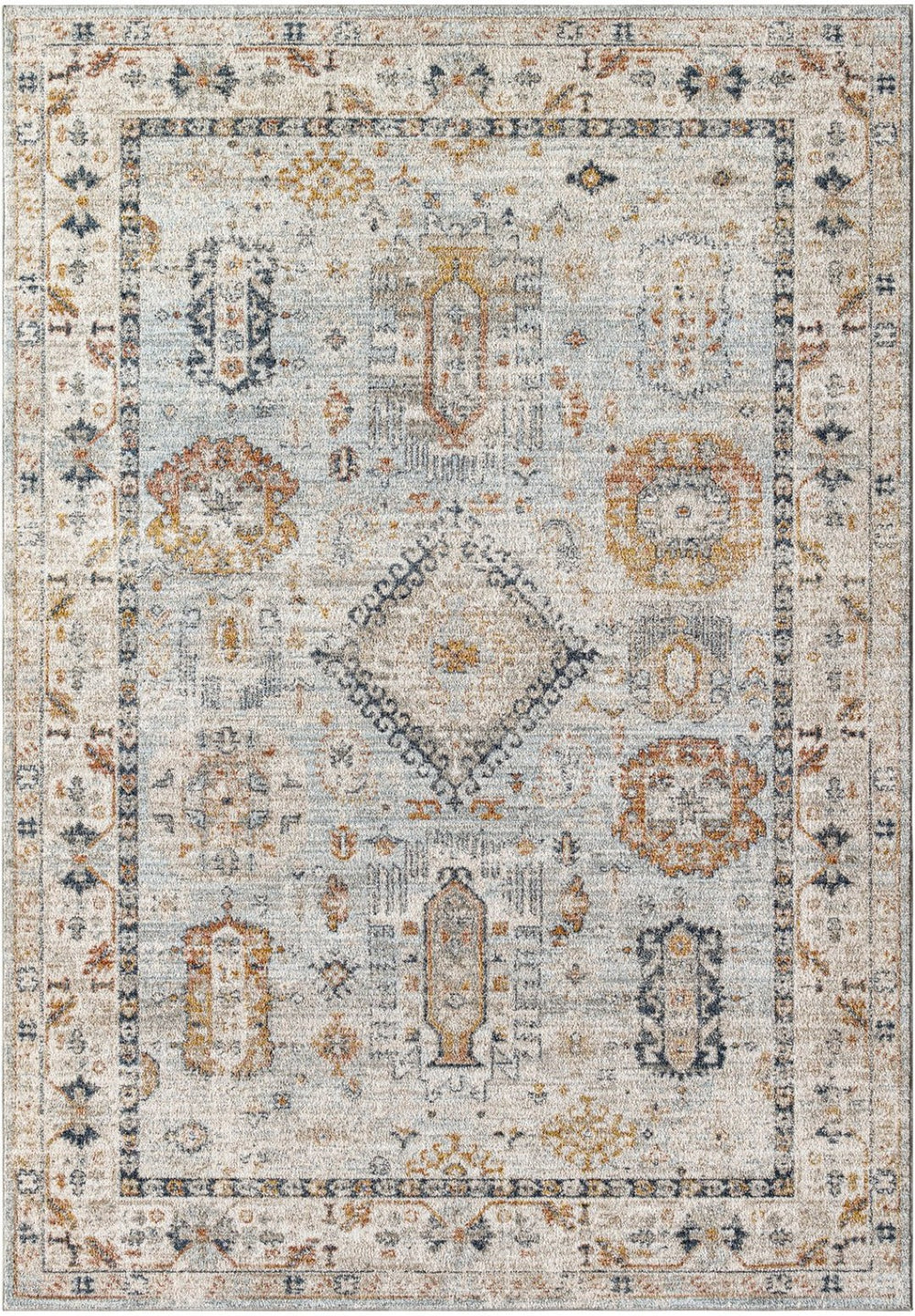 Livabliss Beckham Machine Woven Polyester Area Rug Medium Pile Living Room Anchor BCM2314-9122