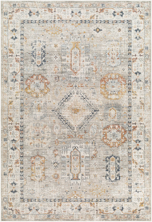 Livabliss Beckham Large Scale Polyester Area Rug for Living Room or Dining Space Medium Pile Light Slate, Wh 10' x 13'11" BCM2315-101311