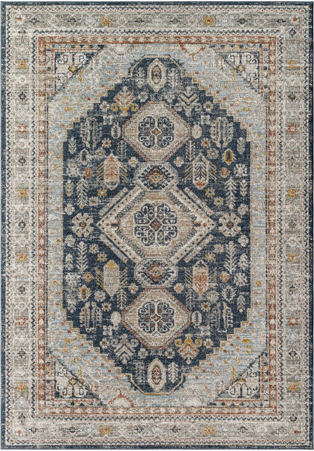 Livabliss Beckham Geometric Polyester Accent Rug Machine Woven in Turkey for Entryway or Bedroom BCM2320-2211