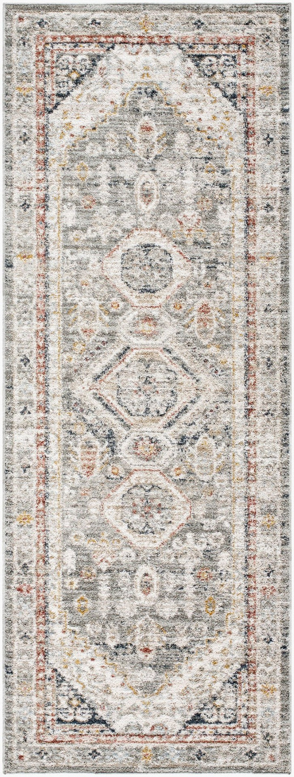 Livabliss Beckham Classic Patterned Hallway Runner Rug Soft Polyester Pile for Entryways BCM2324-2773