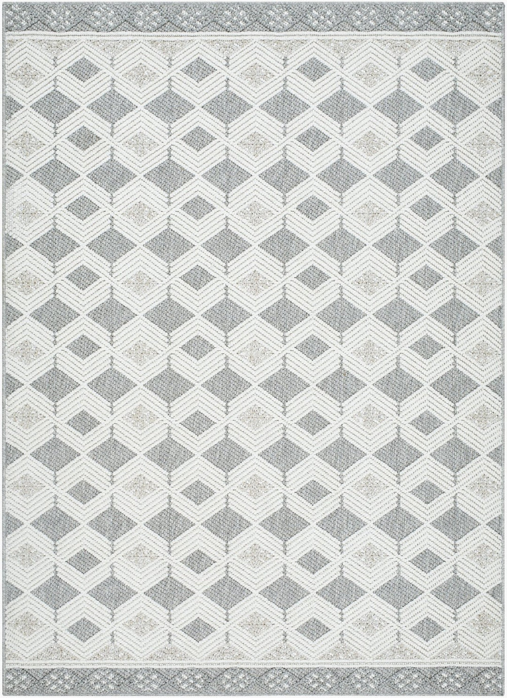 Livabliss Bouclair Flatweave Polyester Area Rug Muted Tones for Living Room or Dining Space BCR2307-679
