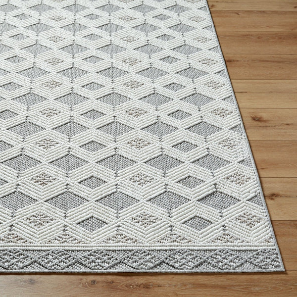 Livabliss Bouclair Flatweave Polyester Area Rug Muted Tones for Living Room or Dining Space BCR2307-679