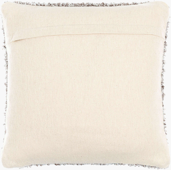 Surya Boculette 18"X18" Modern Accent Pillow - Stylish Cotton-polyester Blend For Home Comfort & Decor Medium Brown Polyester,Cotton Bct002-1818