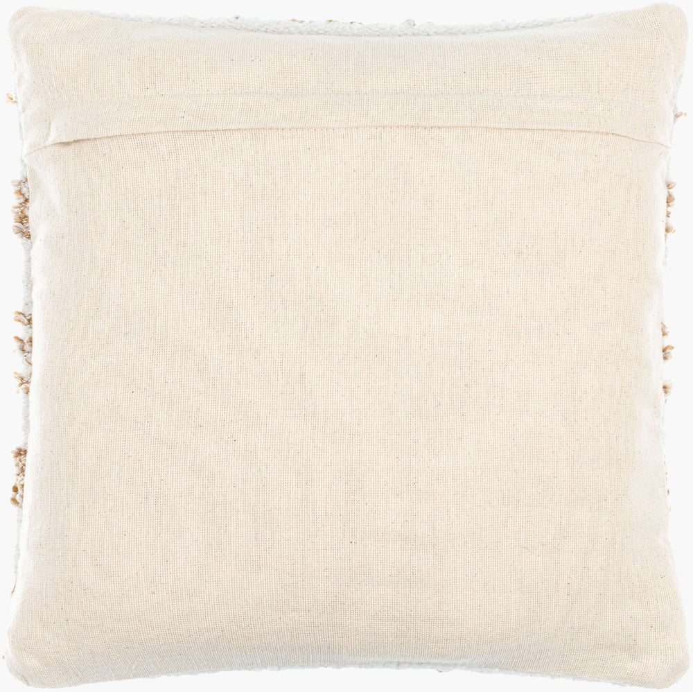 Surya Boculette 18"X18" Modern Accent Pillow - Stylish Cotton-polyester Blend For Home Comfort & Decor Off,White Polyester,Cotton Bct004-1818p