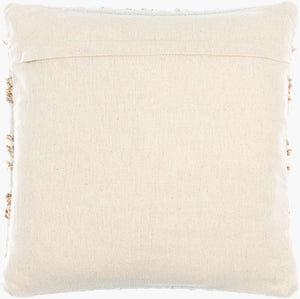 Surya Boculette 18"X18" Modern Accent Pillow - Stylish Cotton-polyester Blend For Home Comfort & Decor Off,White Polyester,Cotton Bct004-1818p