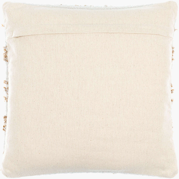 Surya Boculette 18"X18" Modern Accent Pillow - Stylish Cotton-polyester Blend For Home Comfort & Decor Off,White Polyester,Cotton Bct004-1818p