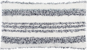 Surya Boculette Modern Lumbar Pillow 12"L X 22"W - Stylish Accent For Living Room & Bedroom Decor Off,White Polyester,Cotton Bct005-1222p