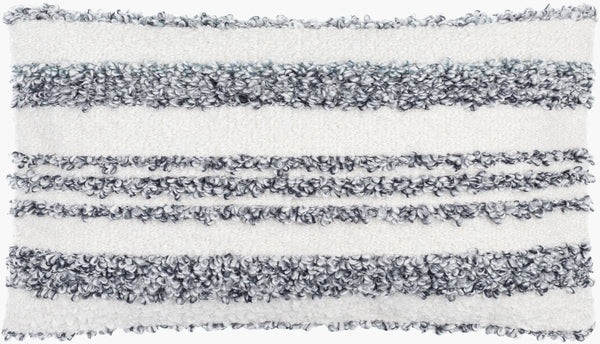 Surya Boculette Modern Lumbar Pillow 12"L X 22"W - Stylish Accent For Living Room & Bedroom Decor Off,White Polyester,Cotton Bct005-1222p