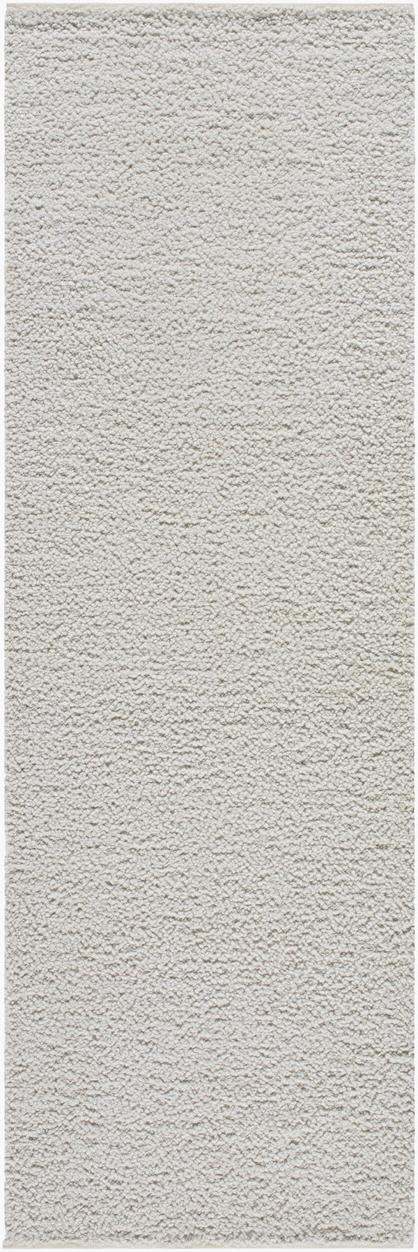 Surya Boculette 2' X 3' Handmade Rug - Soft, Durable, Minimalist Design Perfect For High Traffic Areas Off,White Recycled Pet Yarn Bct2300-268