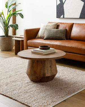 Surya Boculette 2' X 3' Handmade Rug - Soft, Durable, Minimalist Design Perfect For High Traffic Areas Brown Recycled Pet Yarn Bct2301-23