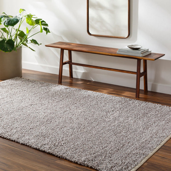 Surya Boculette 2' X 3' Handmade Rug - Soft, Durable, Minimalist Design Perfect For High Traffic Areas Medium Brown Recycled Pet Yarn Bct2303-23