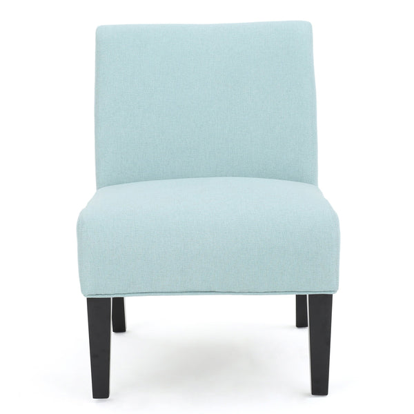English Elm Christopher Knight Home® - Accent Chair In Light Blue Fabric - Modern Comfort, Stylish Design, Perfect For Compact Spaces! N771P218155U