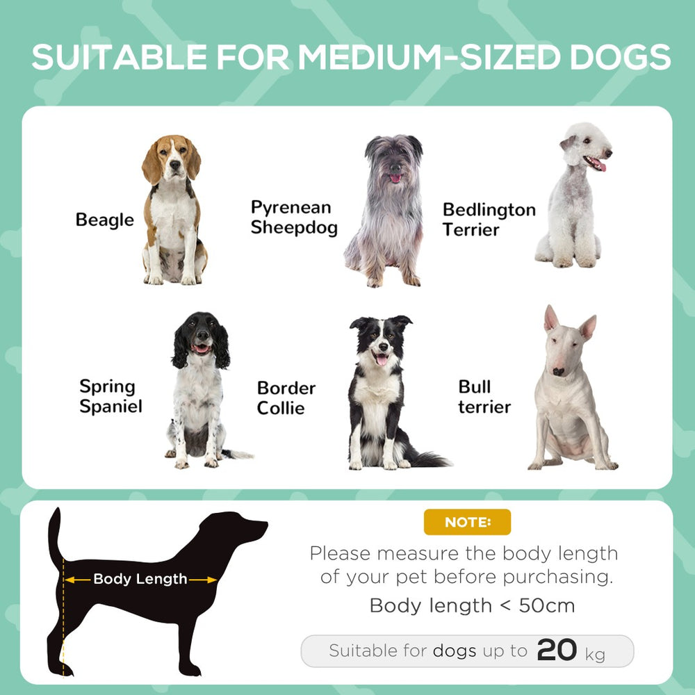 English Elm Pawhut Elevated Portable Dog Cot Bed With Uv Canopy Shade, Breathable Mesh, Ideal For Travel & Outdoors W2225P173794-GIGA