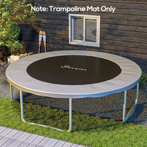 English Elm Soozier 12 Foot Round Trampoline Replacement Mat Uv Polypropylene 72 V-ring W2225P200521