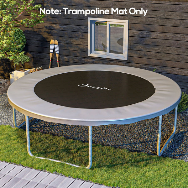 English Elm Soozier 12 Foot Round Trampoline Replacement Mat Uv Polypropylene 72 V-ring W2225P200521