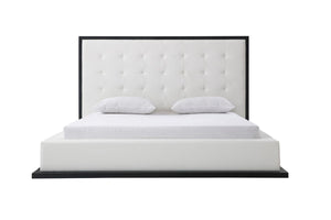 VIG Furniture Queen Modrest Beth Modern Wenge & White Leatherette Bed VGVCBD1106-WNGWHT-Q