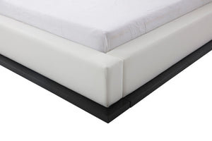 VIG Furniture Queen Modrest Beth Modern Wenge & White Leatherette Bed VGVCBD1106-WNGWHT-Q
