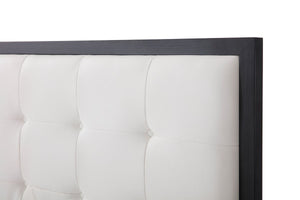 VIG Furniture Queen Modrest Beth Modern Wenge & White Leatherette Bed VGVCBD1106-WNGWHT-Q