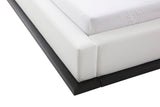 VIG Furniture Eastern King Modrest Beth Modern Wenge & White Leatherette Bed VGVCBD1106-WNGWHT-EK