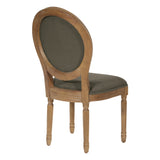 OSP Home Furnishings Lillian Oval Back Chair Klein Otter