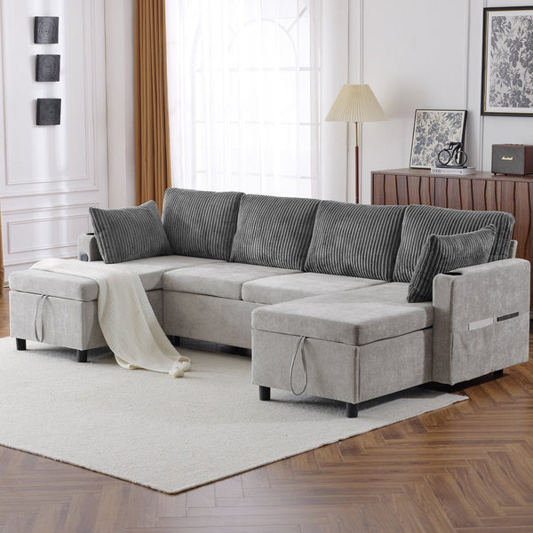 English Elm Swivel Barrel Accent Chair Chenille Tufted Round Club Seat for Living Room Lounge Grey N719S002230E