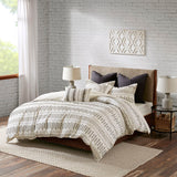 Rhea Mid-Century Cotton Jacquard Duvet Cover Mini Set