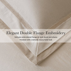 English Elm 3-Piece Queen Coverlet Set Matelassé Elegance with Two Shams — Soft Polyester-Rayon Texture, Durable Comfort Beige+White 6.15 L x 14.37 W x 12.6 H B035P381309