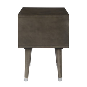 OSP Home Furnishings Cupertino Side Table Grey