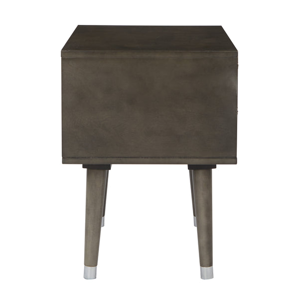 OSP Home Furnishings Cupertino Side Table Grey