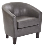 OSP Home Furnishings Ethan Tub Chair Pewter