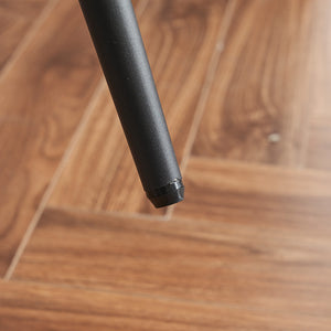 English Elm Modern Upholstered Bar Stools with Boucle Fabric and Armrests, Sturdy Metal Frame, Ergonomic Comfort White W1901P264274