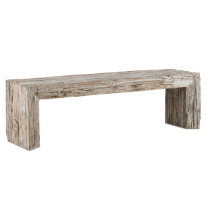 Kanor Whitewash Bench