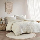 Margot Shabby Chic 3 Piece Cotton Comforter Set