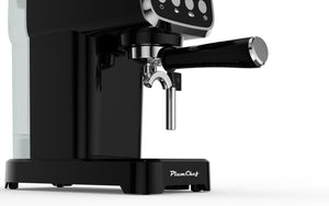 English Elm 20bar Slim Espresso Machine with Steam Wand Cup Warmer and 43oz Detachable Tank W1002P414529